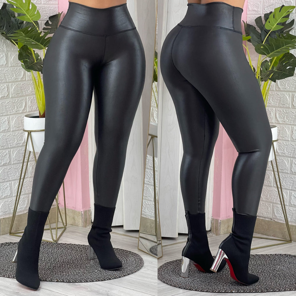 Leggins Chinzado Doble Pretina 🍑 y Control de Abdomen + Pago Contra Entrega y Envió Gratis🚚