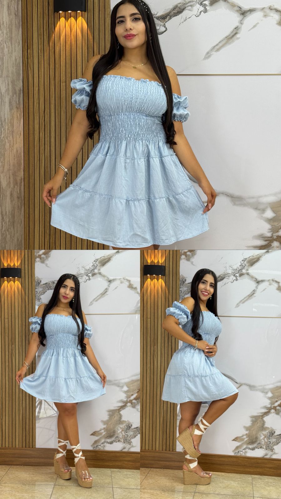 💙Vestido Salo con vuelo y encanto extra! 💙 ➕ Envió Gratis🚚