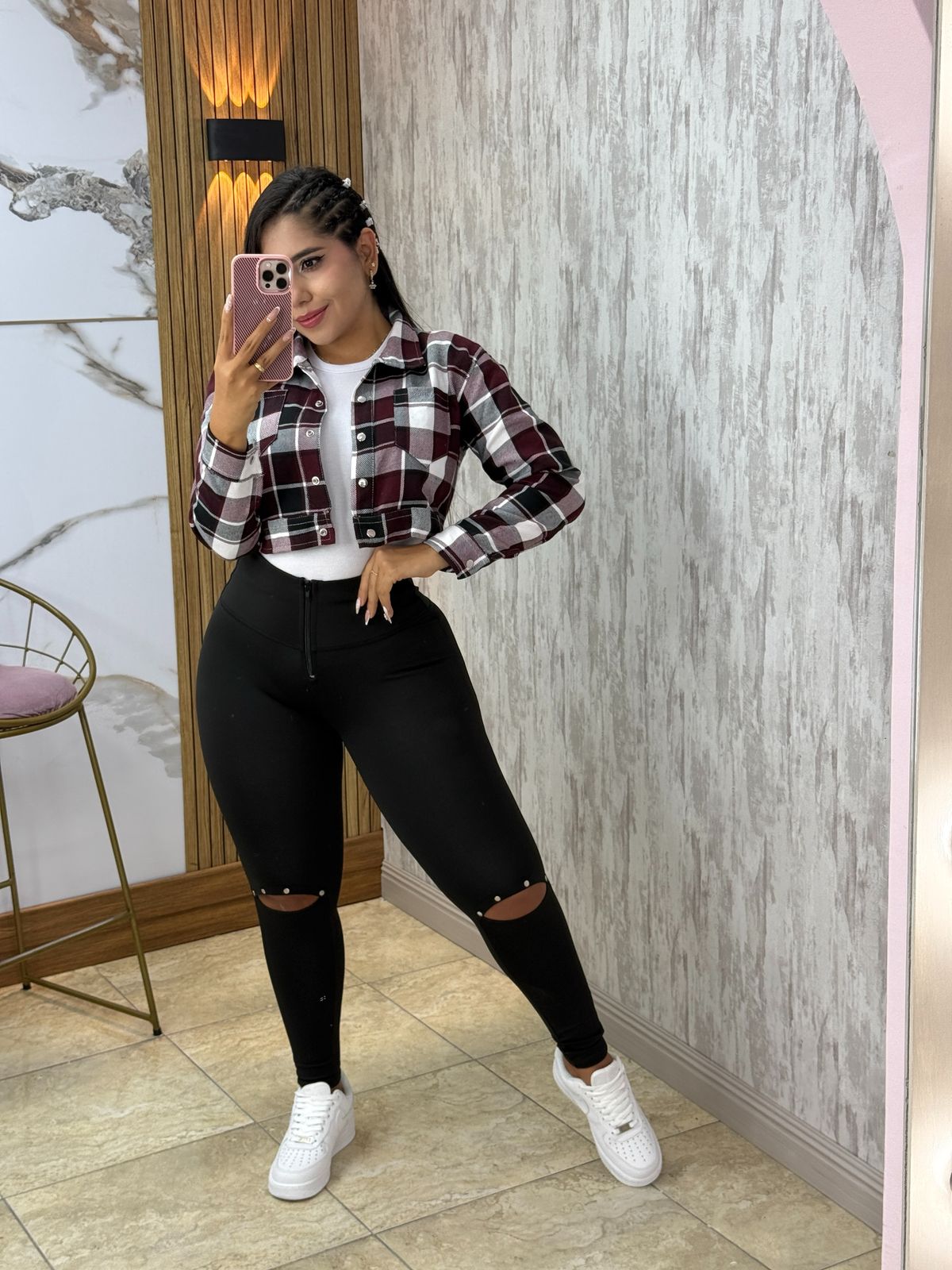 Leggings Abertura Rodilla Envio Gratis ⭐ pago Contra Entrega