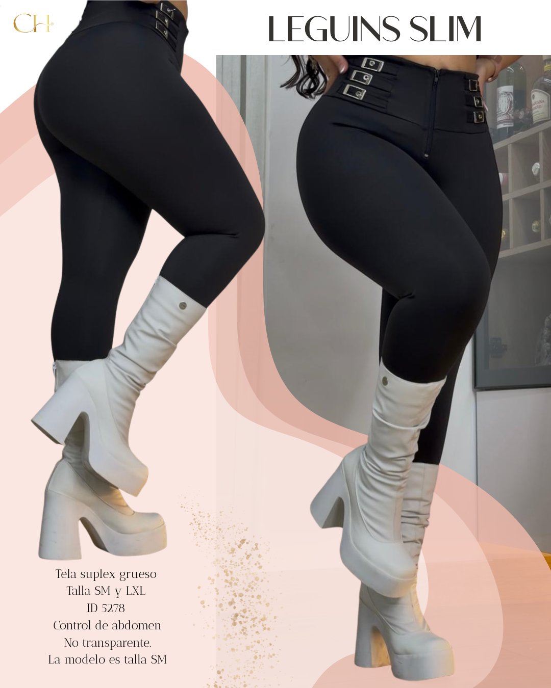 👄 Leggins Suplex 6 Hebilla Levanta Cola 🍑 y Control Abdomen + Pago Contra Entrega y Envió Gratis🚚