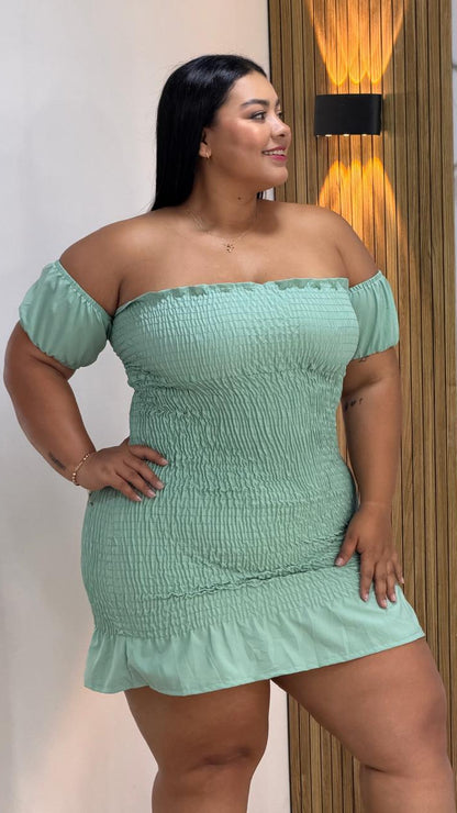 🌸Vestido  Rosy dos formas de lucirlo! Unicolor➕ Envió Gratis🚚