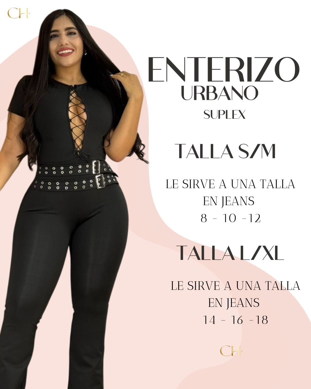 🌸Enterizo Urban Levanta Cola 🍑 bota semi campana ➕ Envió Gratis🚚