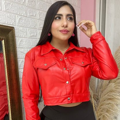 Chaqueta Clásica Cuerina Envio Gratis ⭐ pago Contra Entrega