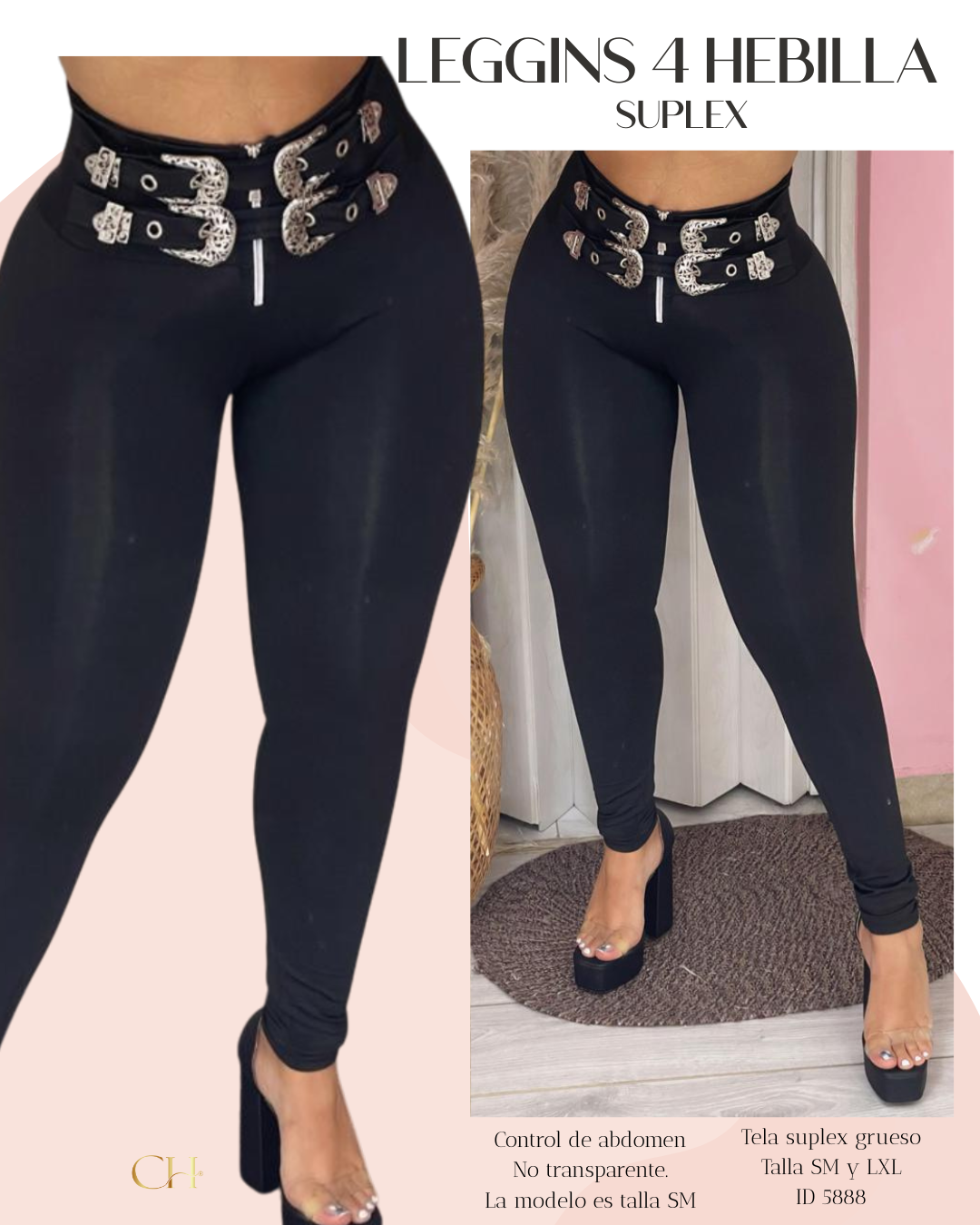 Leggings 4 Hebillas ⭐ Envio Gratis (Copia)