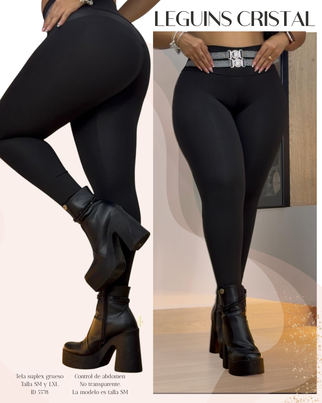 👄 Leggins Suplex cristal Levanta Cola 🍑 y Control de Abdomen + Pago Contra Entrega y Envió Gratis🚚