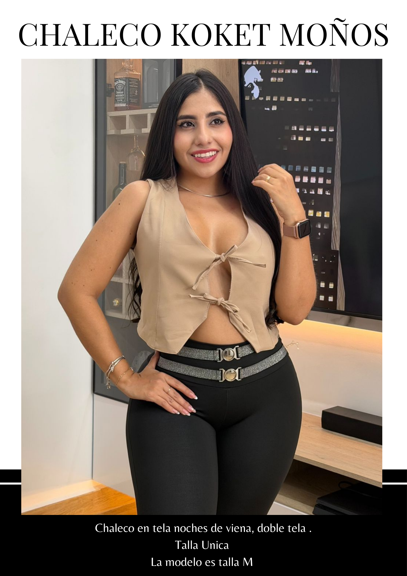 👑 Deslumbra con el Chaleco Koket Moños➕ Envió Gratis🚚