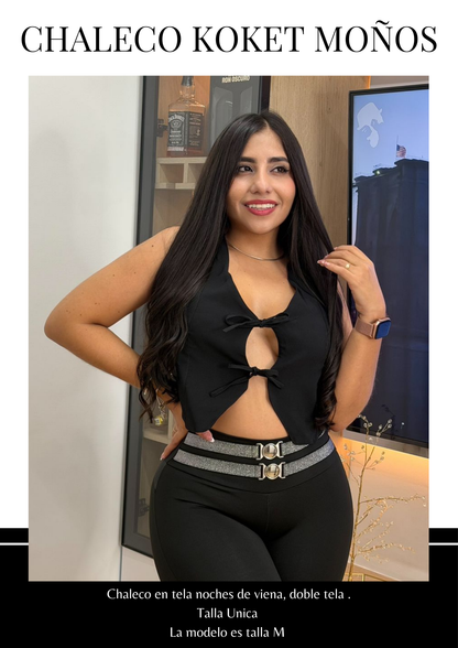 👑 Deslumbra con el Chaleco Koket Moños➕ Envió Gratis🚚