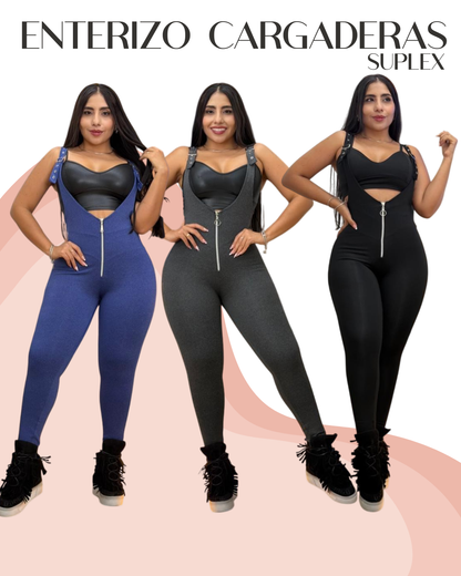 Enterizo en Suplex Cargaderas Envio Gratis ⭐ pago Contra Entrega