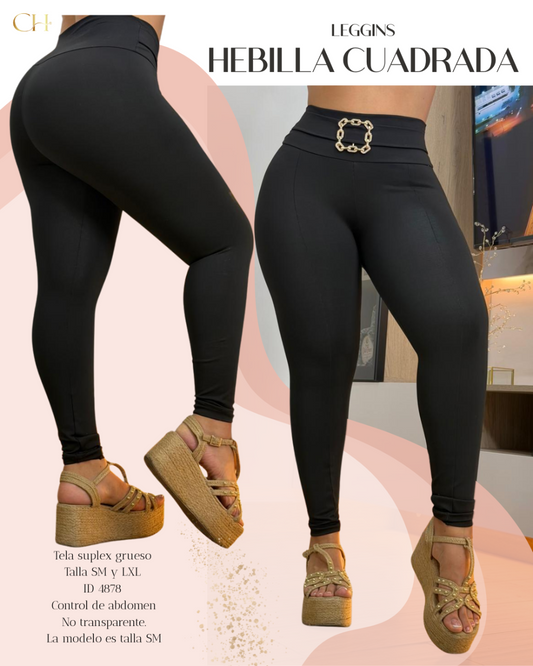 👄 Leggins Suplex Hebilla Cuadrada Levanta Cola 🍑 y Control Abdomen + Pago Contra Entrega y Envió Gratis🚚