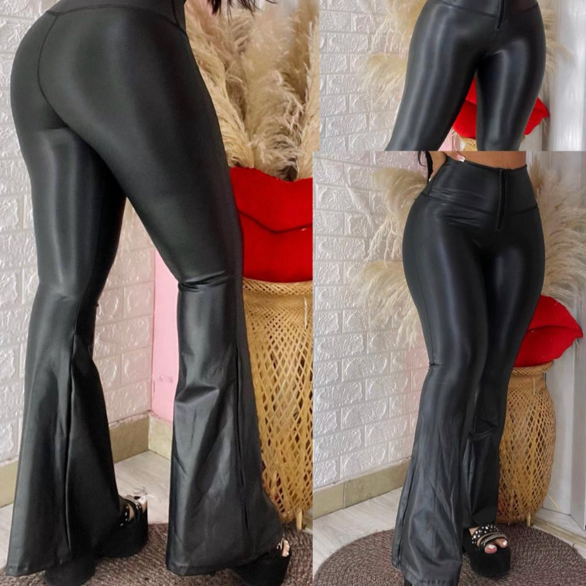 👄 Leggins Suplex chizado bota campana Levanta Cola 🍑 Pago Contra Entrega y Envió Gratis🚚