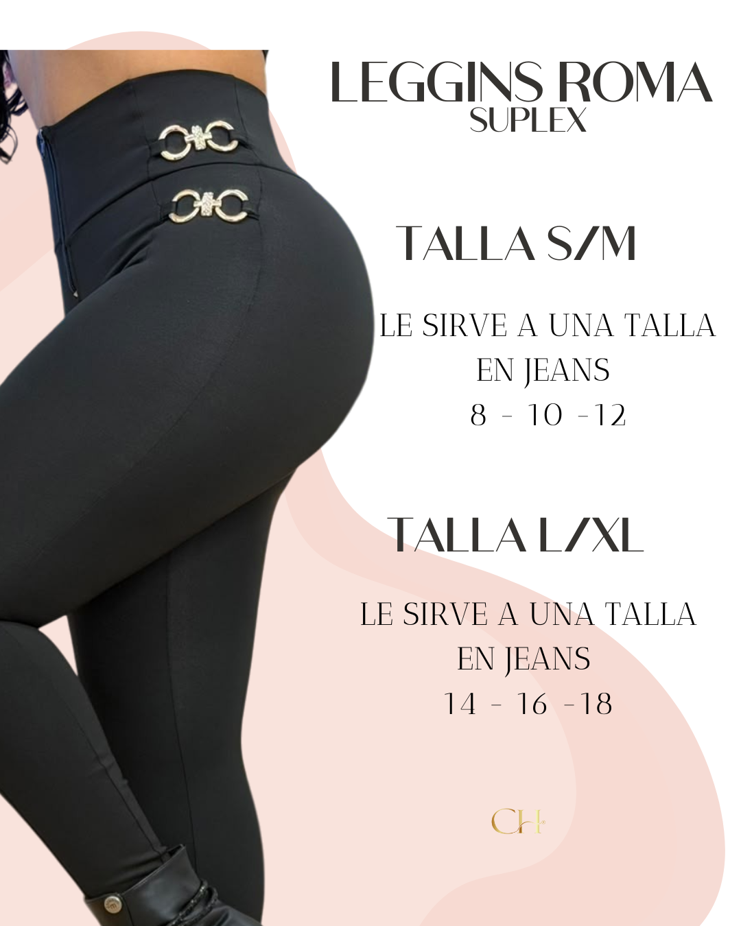 👄 Leggins Suplex ROMA Levanta Cola 🍑Pago Contra Entrega + Envió Gratis🚚
