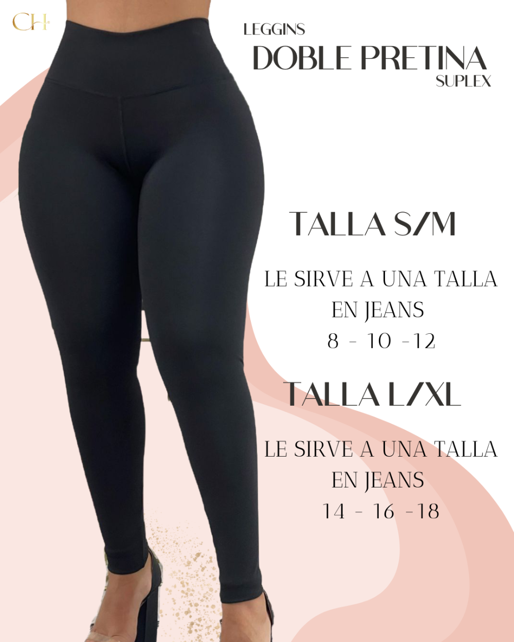 Leggins Suplex Doble Pretina Envío Gratis ⭐ pago Contra Entrega