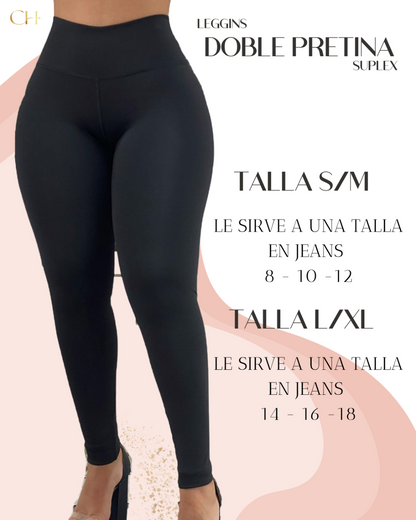 Leggins Suplex Doble Pretina Envío Gratis ⭐ pago Contra Entrega