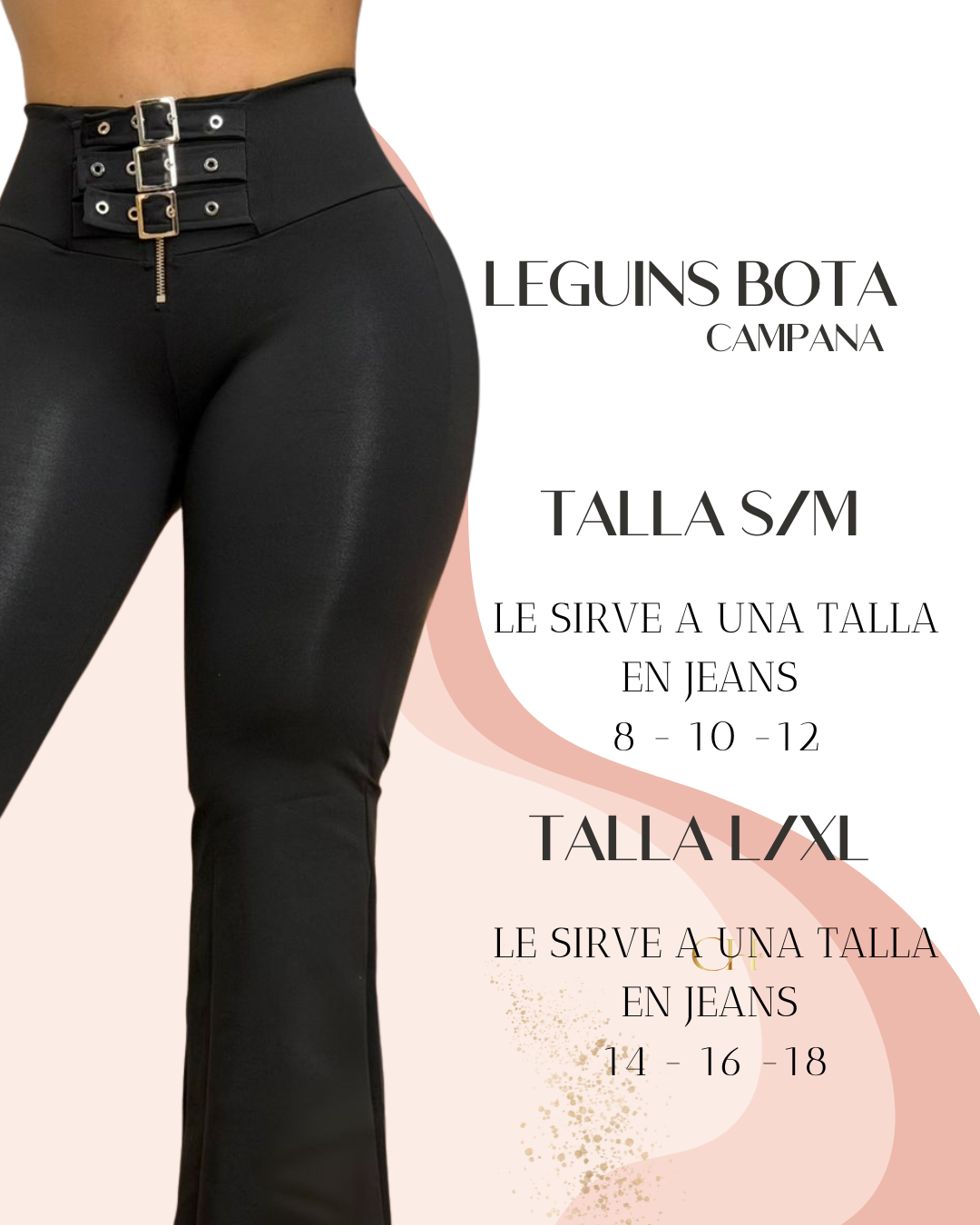 Leggings Suplex 3 Correas Bota Campana Envio Gratis ⭐ pago Contra Entrega