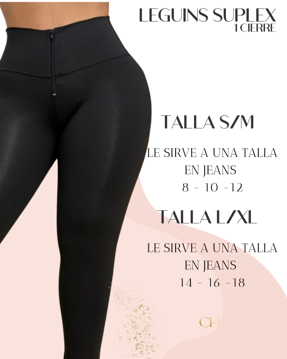 Leggings 1 Cierre Suplex Clásico Envio Gratis ⭐ pago Contra Entrega