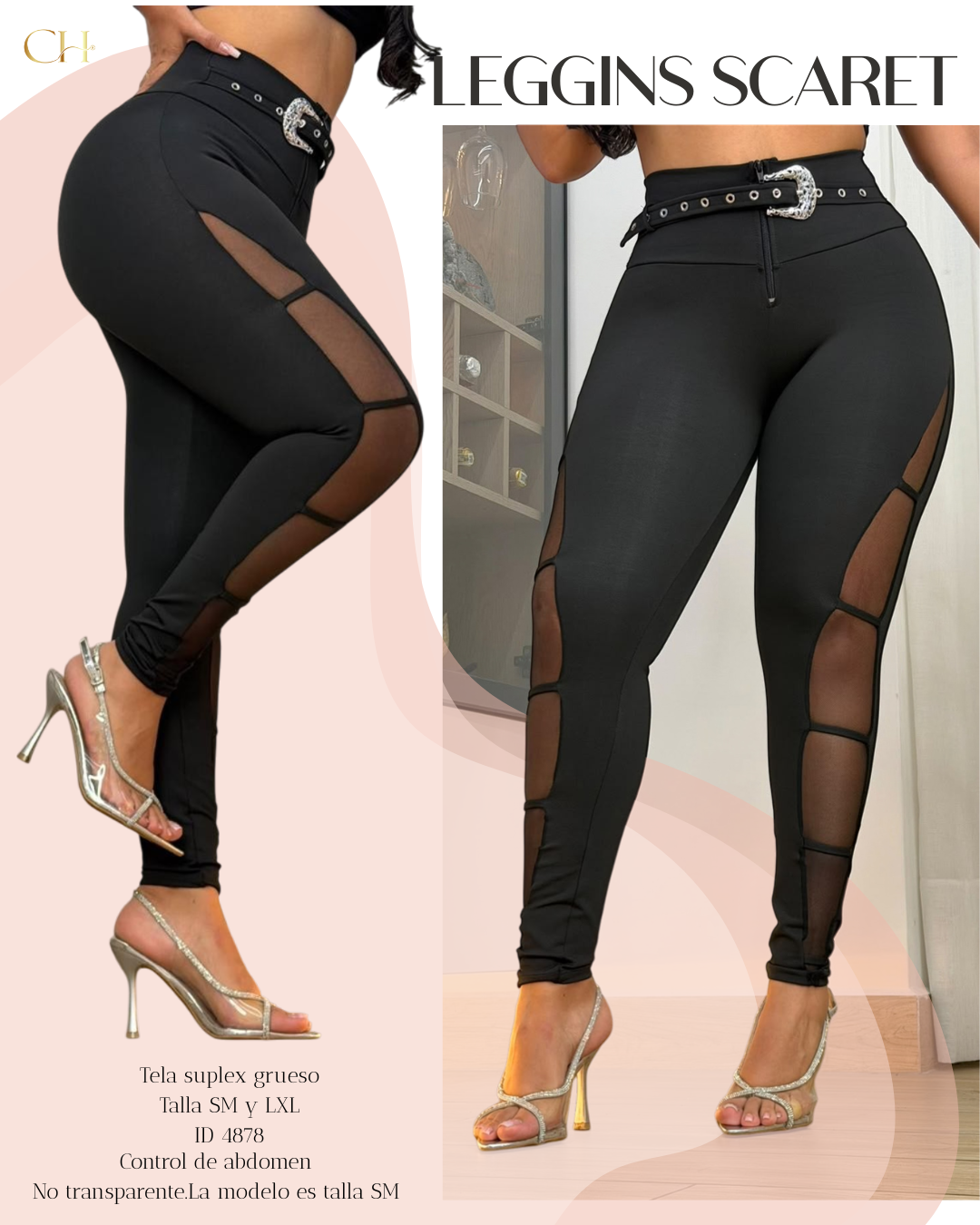 👄 Leggins Suplex SCARET Levanta Cola 🍑Pago Contra Entrega + Envió Gratis🚚