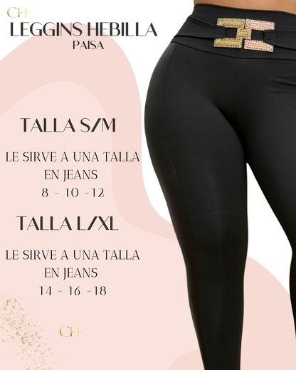 Leggings Hebilla Paisa Envio Gratis ⭐ pago Contra Entrega