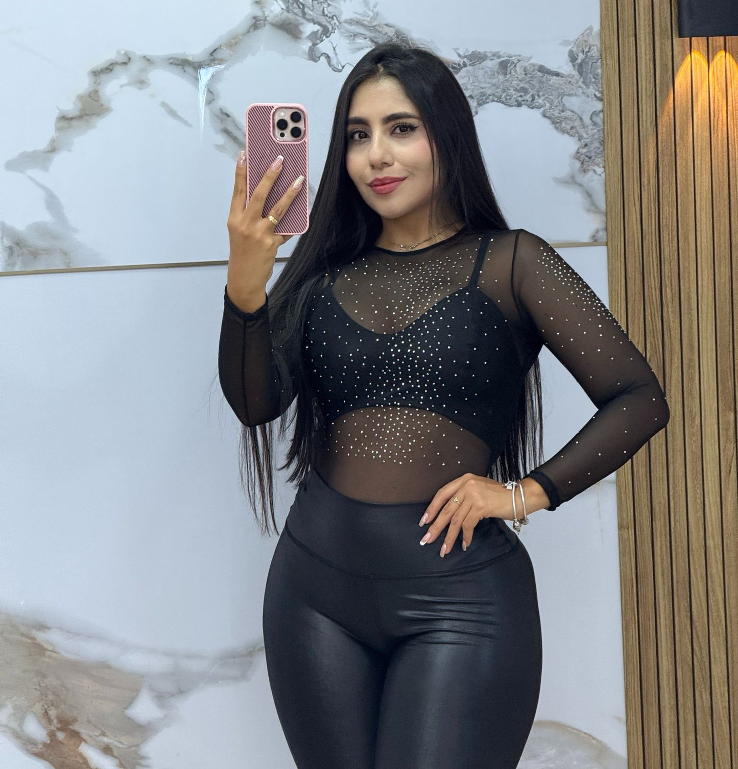 Body Maya Pedrería Negro 🌸 sensual y elegante + Top de Obsequio 🎁 y Envió Gratis 🌸🚚