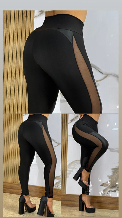 👄 Leggins  Suplex Travers Levanta Cola 🍑 + TOP de obsequio 🎁 y Envío Gratis🚚