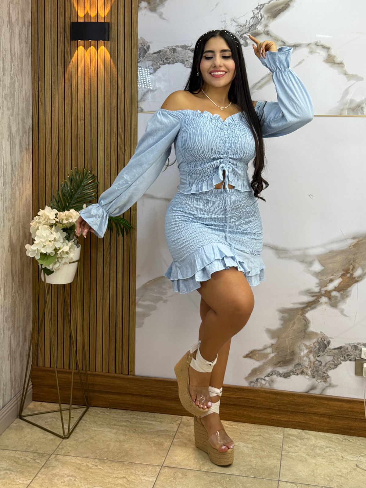 🌷"Conjunto Mary – Elegancia y frescura en un solo look" ➕ Envió Gratis🚚