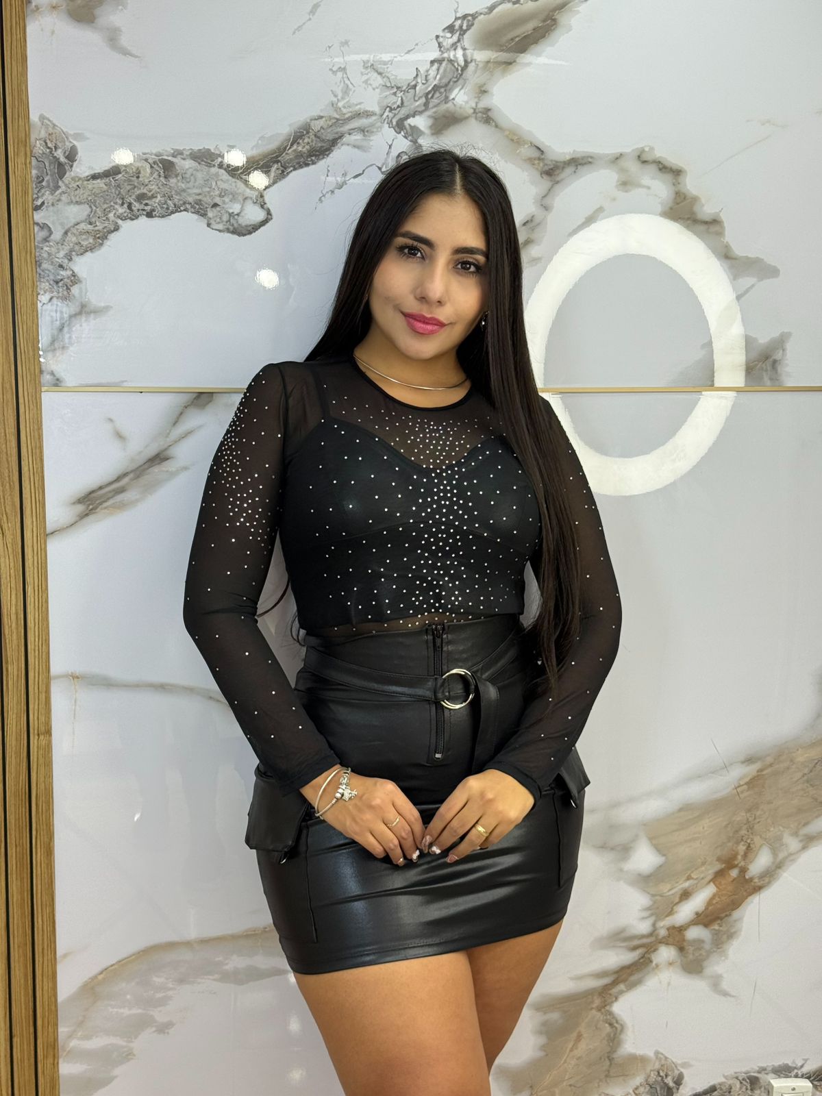 Body Maya Pedrería Negro 🌸 sensual y elegante + Top de Obsequio 🎁 y Envió Gratis 🌸🚚