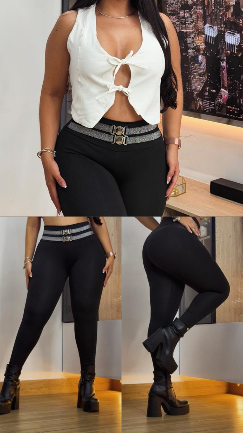 👄 Leggins Suplex cristal Levanta Cola 🍑 y Control de Abdomen + Pago Contra Entrega y Envió Gratis🚚