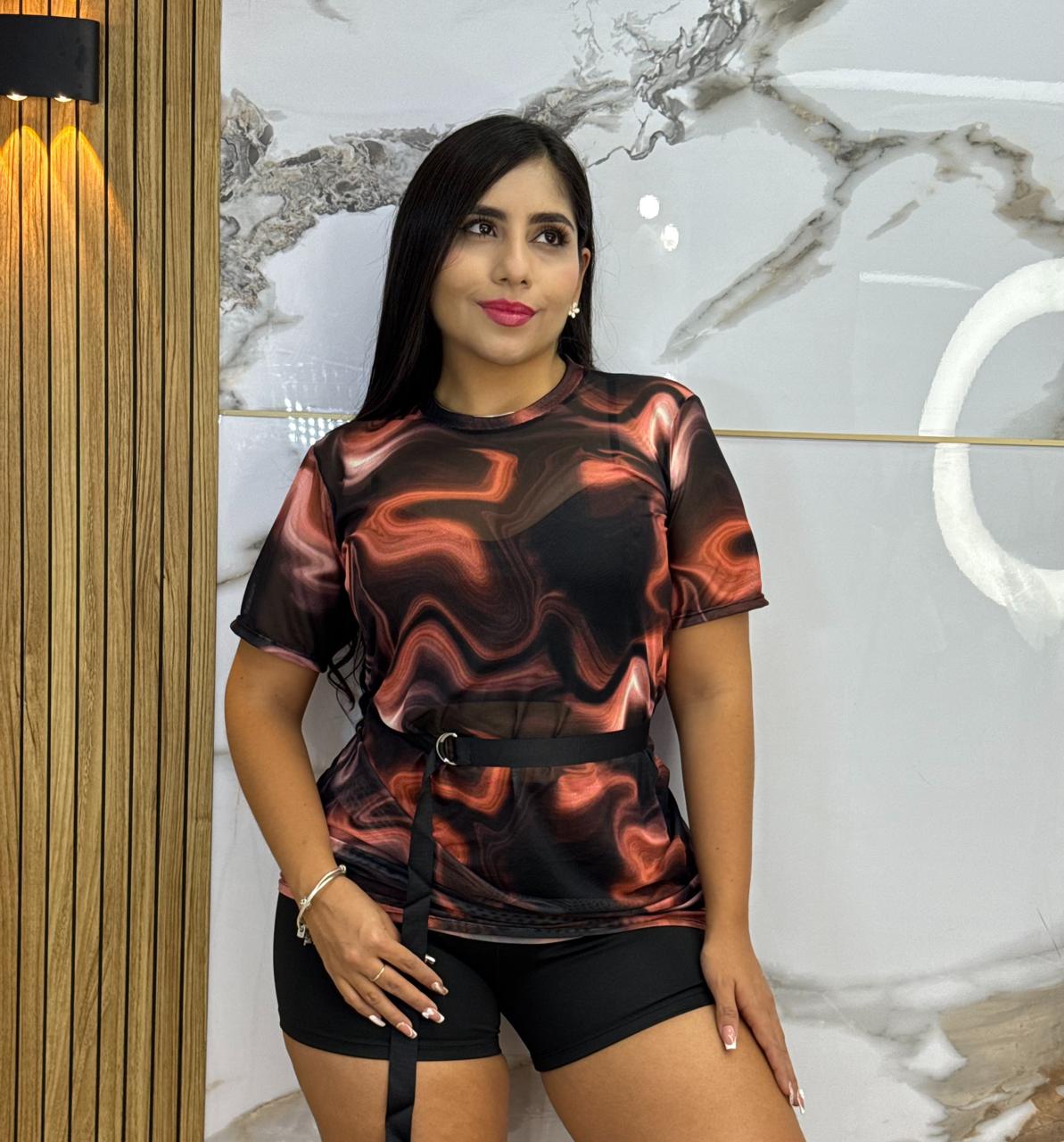 🌺Trío Suplex Blusón en Malla Tex + Cinturón Negro de obsequio 🎁 + Envió Gratis ⭐ pago Contra Entrega 🚛