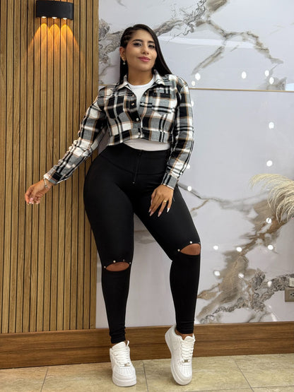 Leggings Abertura Rodilla Envio Gratis ⭐ pago Contra Entrega