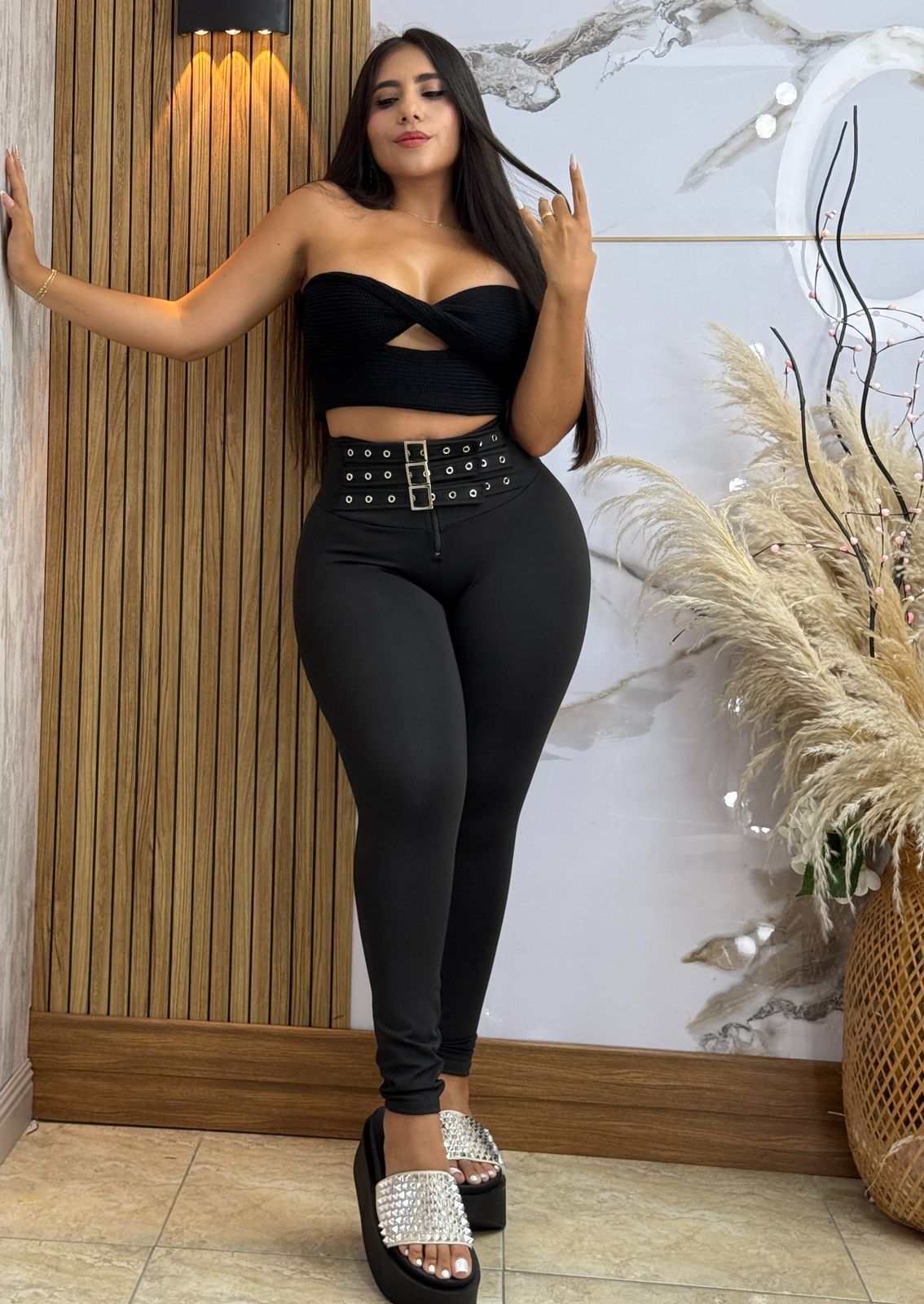 Leggings Suplex Correas BT Envio Gratis ⭐ pago Contra Entrega